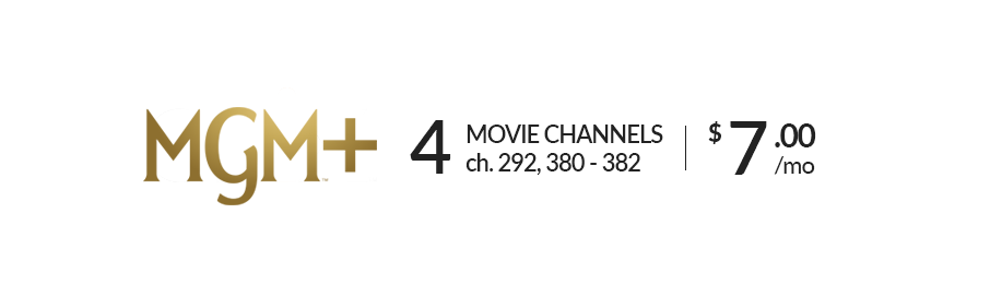 DISH MGM+ Movie Package