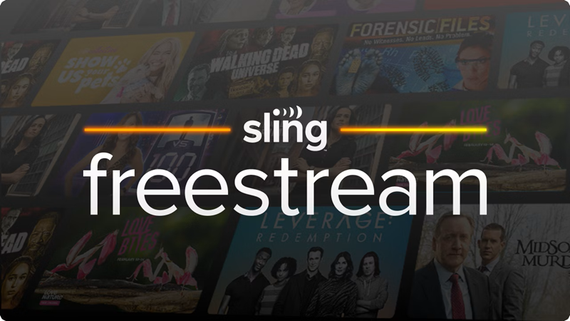 Free TV with Sling Freestream